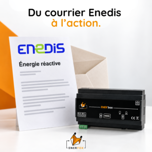 courrier enedis energie réactive